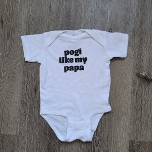 Pogi Like My Papa Onesie, Newborn Gift, Filipino Baby Gift, Filipino Graphic Shirt | Pinay Mama Shop