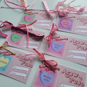Filipino Valentines Day Cards Set of 12, Instant Digital Download