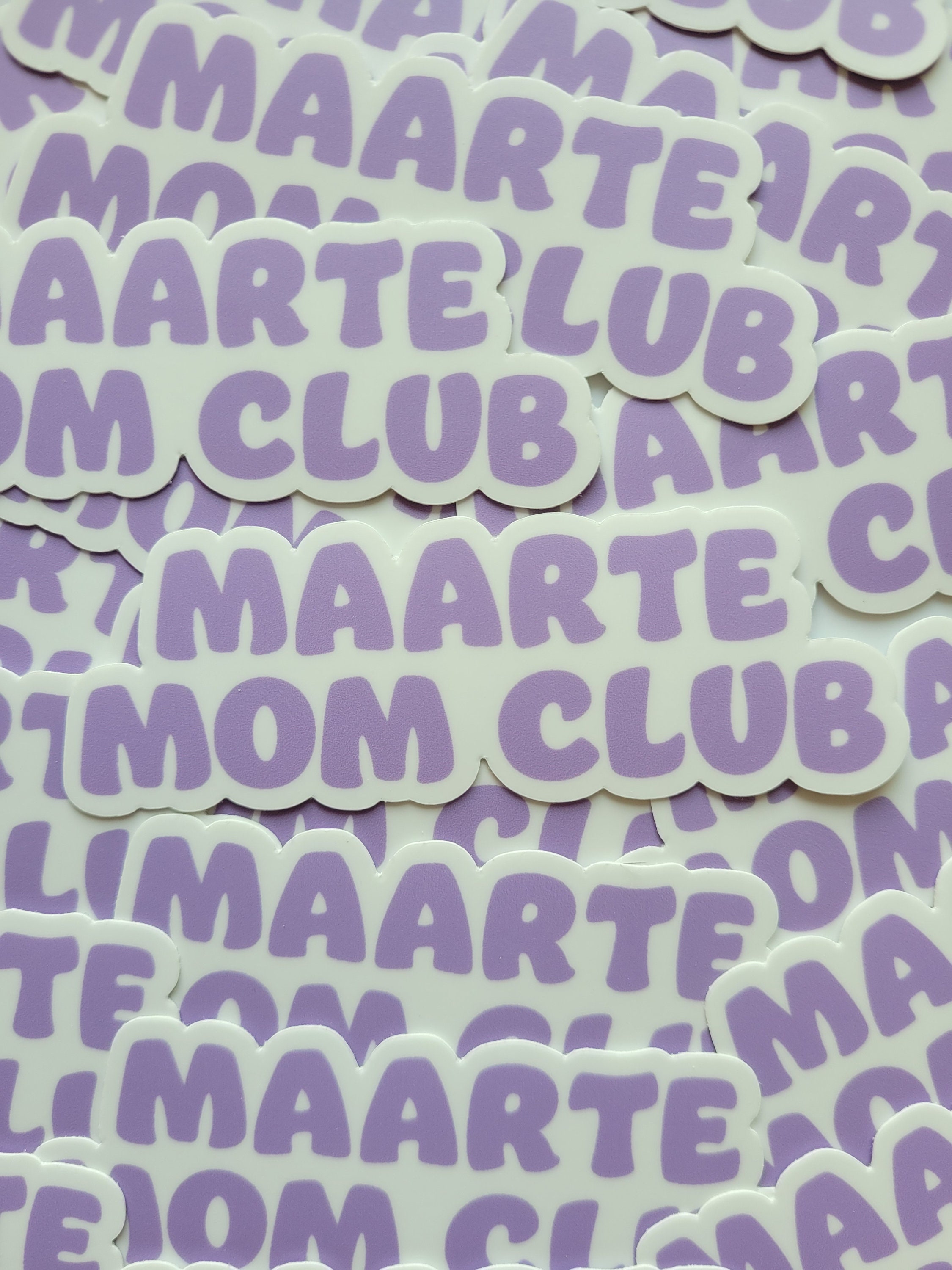 Ube Maarte Mom Club Sticker, Filipino Sticker | Pinay Mama Shop