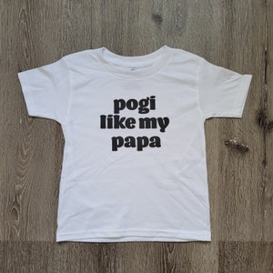 Pogi Like My Papa Kids Graphic T-Shirt, Filipino Kids Gift, Filipino Graphic Shirt | Pinay Mama Shop