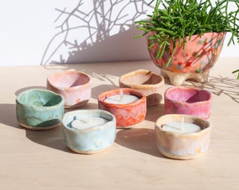 Ceramic Tealight Holder | Handmade Candle Holder | Candle Stick | Sauce Dish | Housewarming Gift