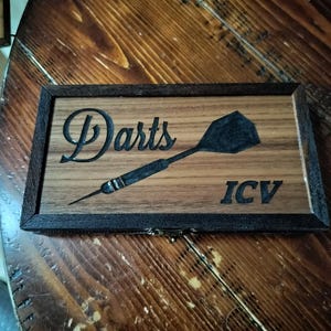 Wood Darts Case - Etsy