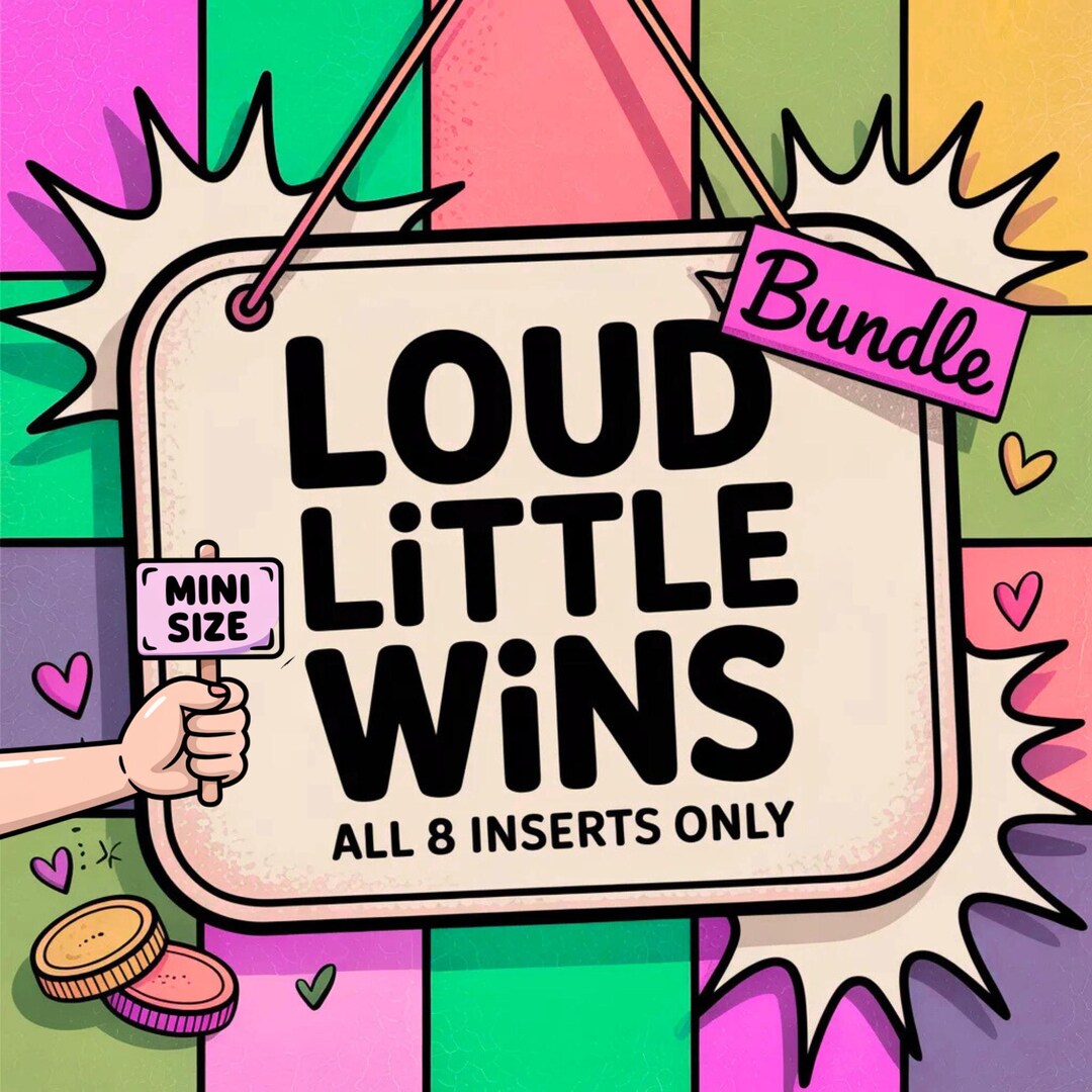 ALL 8 Loud Little Wins Bundle | Tiny Wins Collection | Savings Inserts ...