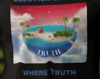 Election Season, Where Truth Goes On Vacation Unisex Softstyle T-Shirt