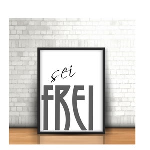 Be Free Digital Download Affirmations Sayings Positive