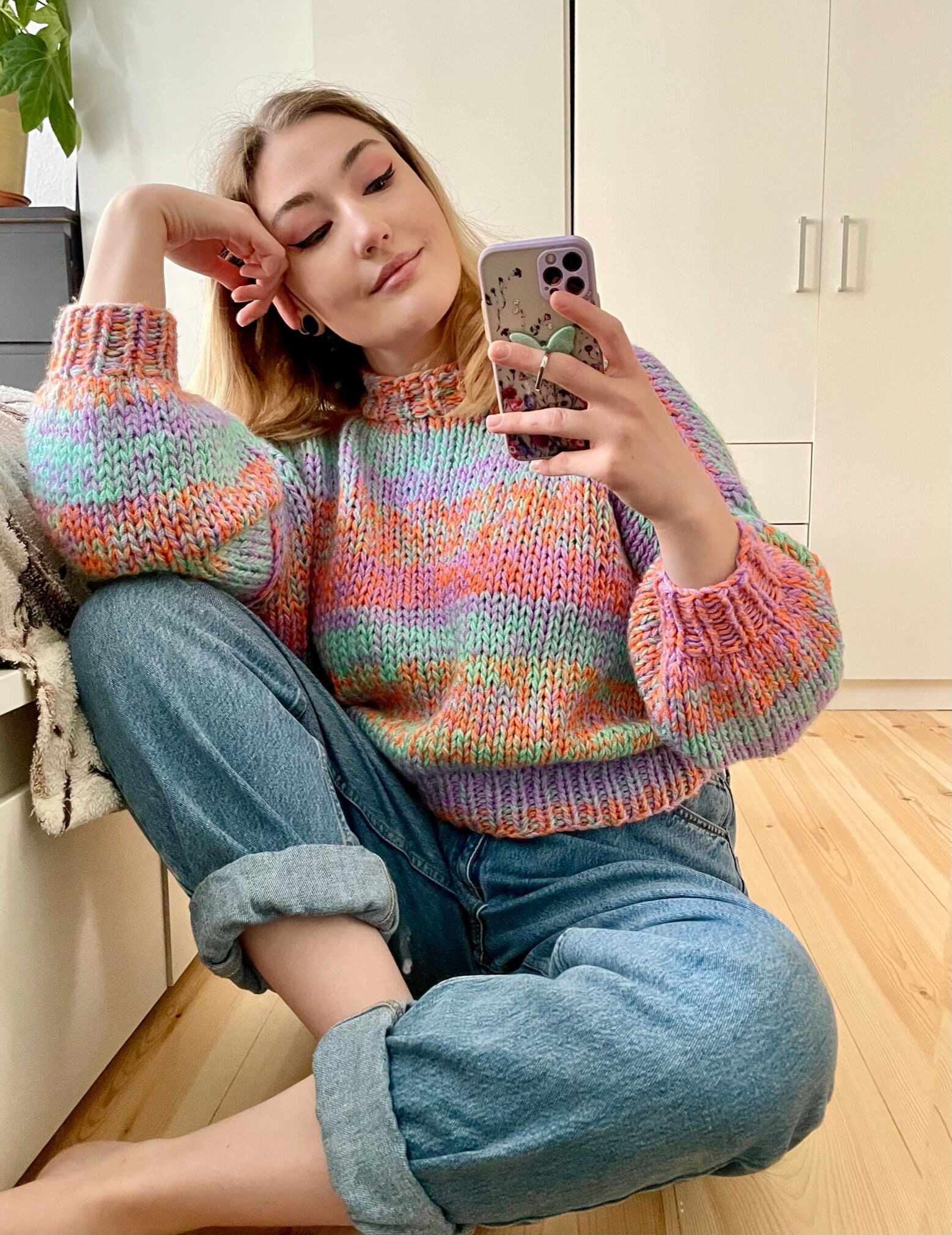 Bubble Crop Cardigan - Etsy
