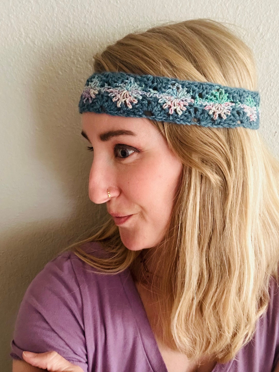The Rayne Boho Headband Crochet Headband Unique Etsy