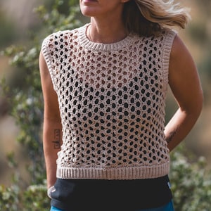 The Bali:crochet top,women’s tank top,lace top,women sleeveless top,boho top,crochet mesh top,womens vest,crochet vest,crochet mesh top