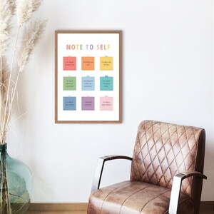 Note to Self, Mental Health Print, CBT Print, Self-care, Mindfulness ...