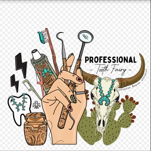 Professioneel tandenfee PNG-bestand