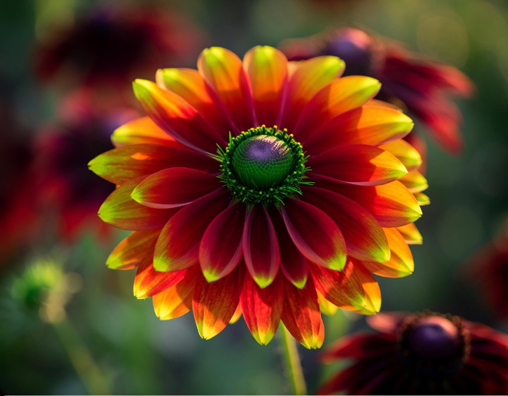 20 Paradise Zinnia Seeds: Distinct Colored Plant Flower With
