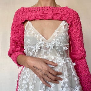 Meadow Muse Shrug/Bolero/Sleeves Crochet Pattern