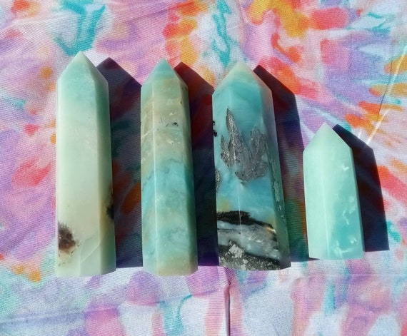 Amazonite Crystal Tower Amazonite Tower Etsy