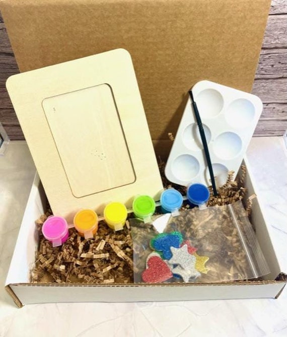 Kids picture frame craft kit, DIY Kids picture frame, Picture frame…