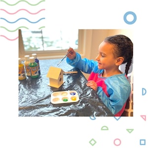 DIY kids bird house paint kit, nature,kids, crafts, kids gift ideas, kids educational, kids screen free activities, kids Christmas gift image 4
