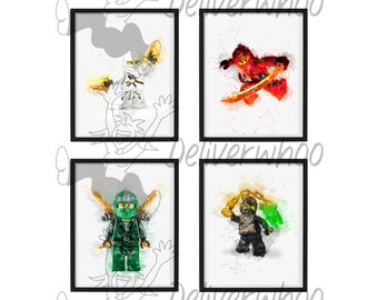 Ninjago Silhouette Etsy France