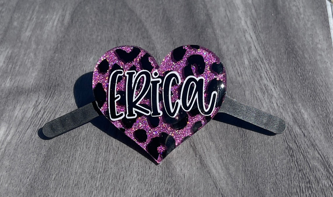 Cheetah Print Heart Stethoscope Tagglitter Stethoscope Etsy