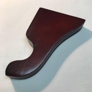Houten Drapery Rod Bracket, Mahonie Finish, Home Decor, Raambehandelingen, Woonkamer, Familiekamer, Steunscharnieren, Decoratief