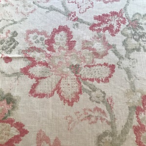 Fabric Remnants Samples, High-End, Fat Quarters Scraps Squares, Crafts, Quilting, Upholstery, Pillows Cushion Covers, Sewing, Floral, Linen