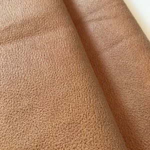 Faux Pigskin Fabric Sample, High-End, Fat Quarters Squares, Crafts, Quilting, Upholstery, Pillows Cushion Covers, Sewing, Camel