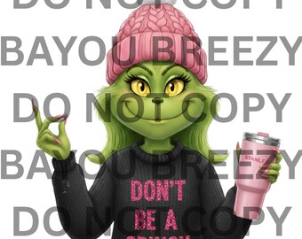 Girl grinch Christmas png