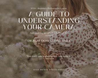 Beginners Photography ebook | How to Shoot in Manual for Beginner Photographers ebook | DSLR Camera Guide ebook | Digital Download