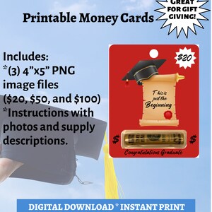 Printable Money Card