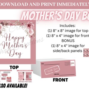 Printable Mother&#39;s Day Box Labels