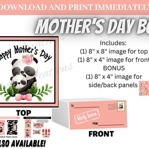 Printable Mother&#39;s Day Box Labels
