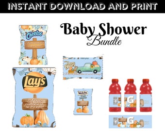 A Little Pumpkin Is On It's Way Printable Wrappers