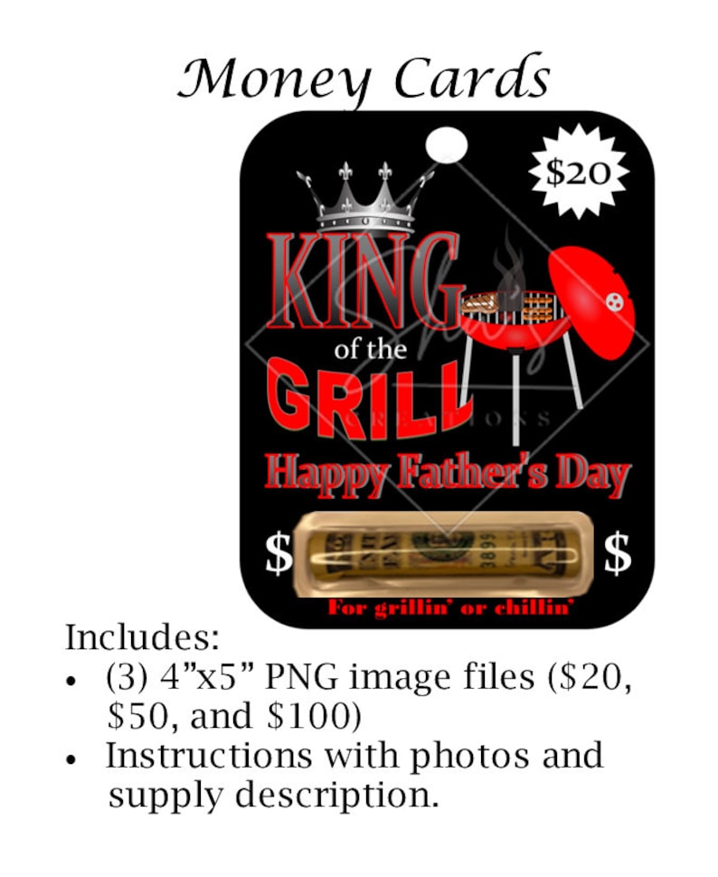 Printable Money Card - Etsy