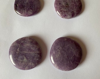 Lepidolite Palm stones
