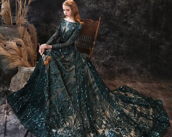Evening Gown Long Sleeve - Etsy Singapore