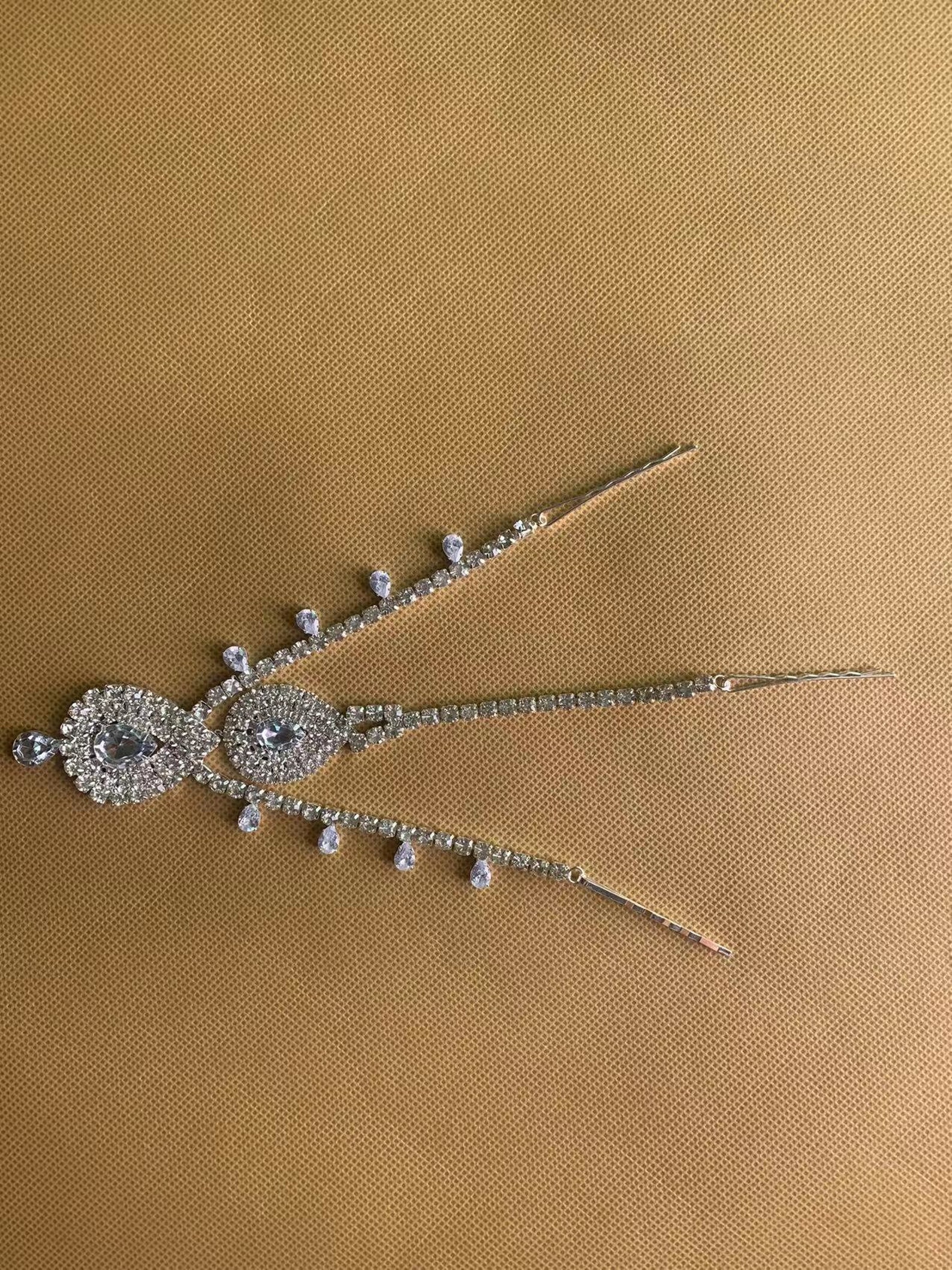 Luxury Crystal Head Chain Headpiece Forehead Teardrop Etsy