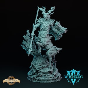 Lord of the Grove | Wood Elf Lord/Monster | 3D Printed Resin Miniature | By Witchsong Miniatures