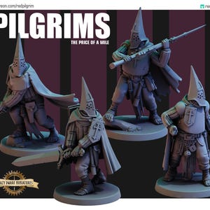 Trench Pilgrims 2 | 3D Printed Resin Miniature | By Red Pilgrim Miniatures