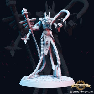 Techlord Bearer Of Renewal | Necroyd | 3D Printed Resin Miniature | By Tablehammer