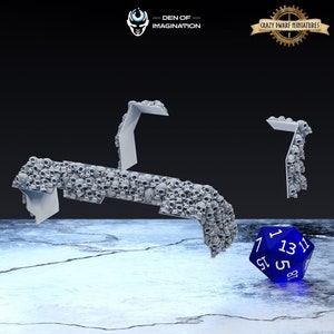 Vehicle Upgrade Pack | Skulls Upgrade | 3D Printed Resin Miniature | By Den Of Imagination