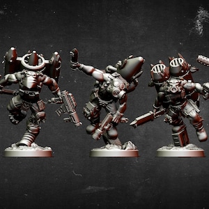 Ork Rocket Lads | Space Orks | Ork Warriors | 3D Printed Resin Miniature | By Bulwark Gaming