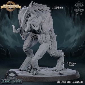 Blind Behemoth | Land Of The Blind  | 3D Printed Resin Miniature | By Mammoth Factory