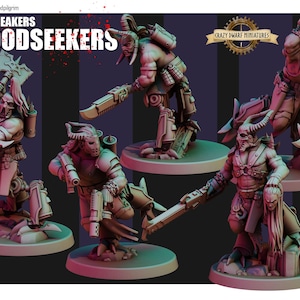 Oathbreaker Bloodseekers | 3D Printed Resin Miniature | By Red Pilgrim Miniatures