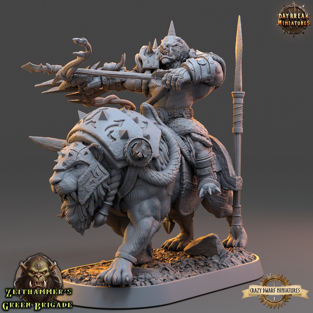 D&D Orc Ranger, Hunter, Mercenary | Dungeons and Dragons | Zwoop Zauber ...