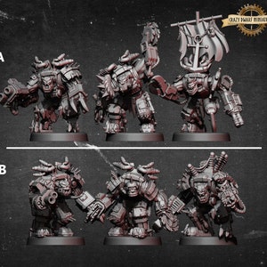 Mega Armoured Bulorkz | Space Orks | 3D Printed Resin Miniature | By Bulwark Gaming