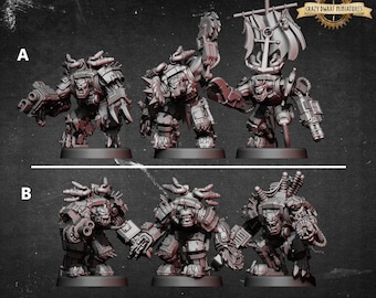 Mega Armoured Bulorkz | Space Orks | 3D Printed Resin Miniature | By Bulwark Gaming