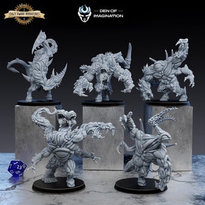 Spawns of Chaos | Stings of Chaos | 3D Printed Resin Miniature | By Den Of Imagination