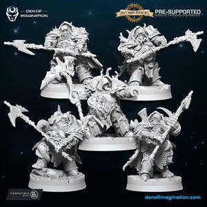 Plague Reapers | 3D Printed Resin Miniature | By WildMesh