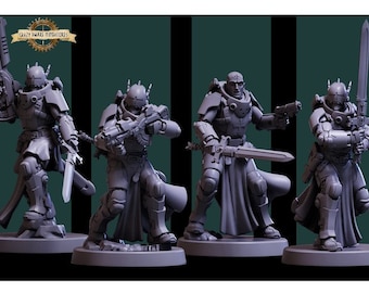 Knights Guard | 3D Printed Resin Miniature | By Red Pilgrim Miniatures