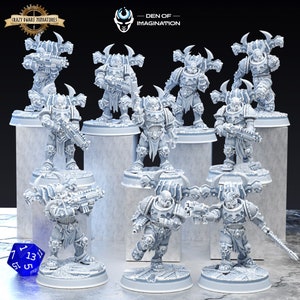 New Sons | Void Blessed | 3D Printed Resin Miniature | By Den Of Imagination