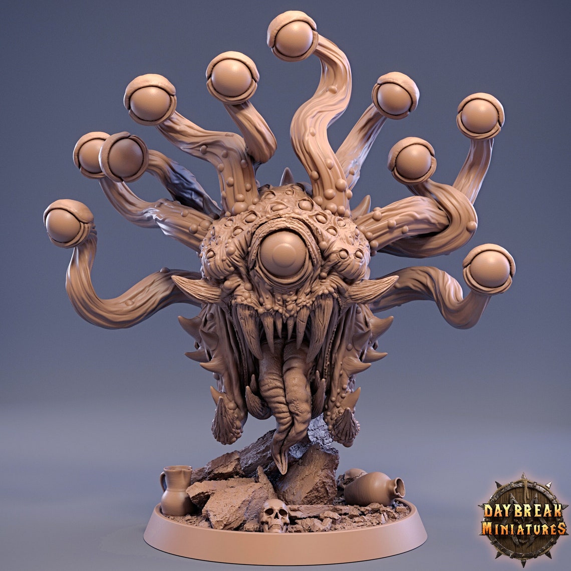 D&amp;D Beholder A 3D Printed Resin Miniature 32mm by - Etsy
