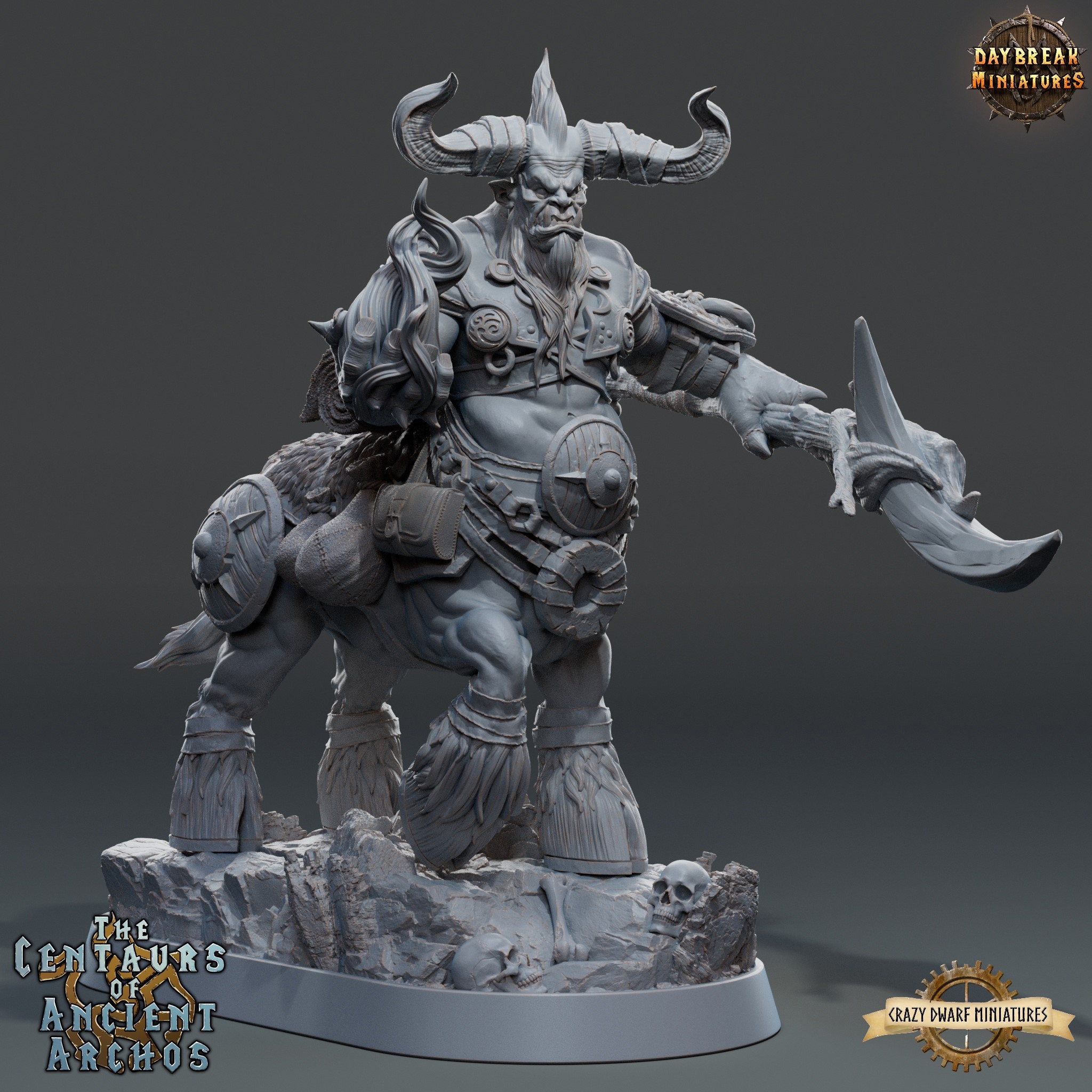 D&D Centaur Warlock | Lord Destrius | 3D Printed Resin